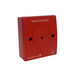Vimpex 10-2910RSR-S Identifire Wide Voltage Relay, Red, Surface